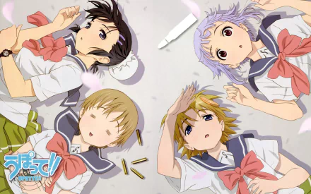 Sig (Upotte!!) FNC (Upotte!!) Ichiroku (Upotte!!) Eru (Upotte!!) HD Desktop Wallpaper | Background Image