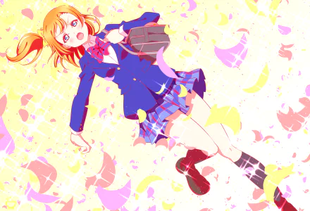 Honoka Kousaka Anime Love Live! HD Desktop Wallpaper | Background Image