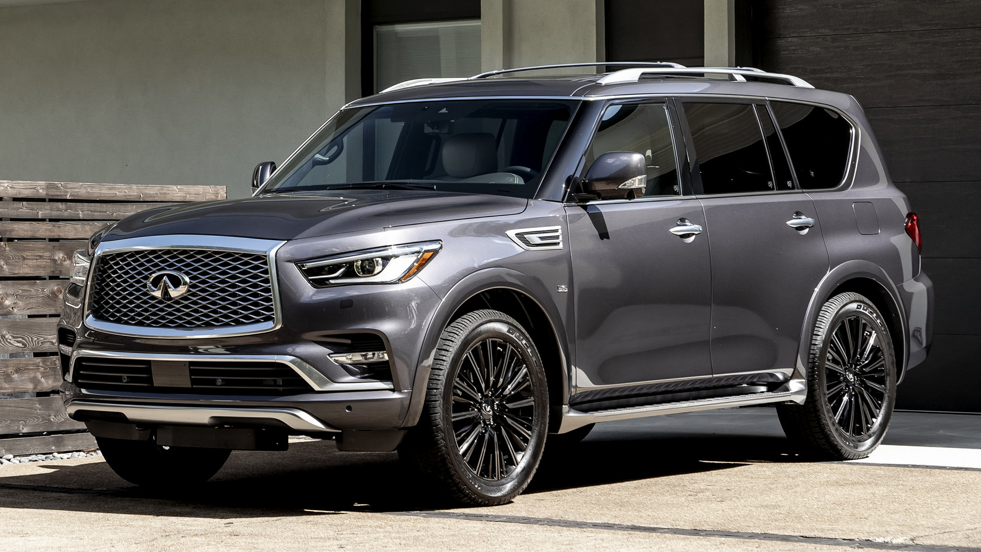 Download Silver Car Car SUV Full-size Car Infiniti QX80 Limited Vehicle ...