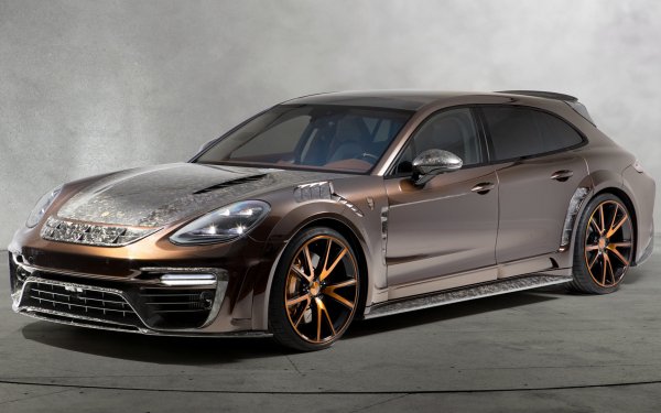 Vehicles Porsche Panamera Sport Turismo Porsche Porsche Panamera Porsche Panamera Sport Turismo by Mansory Tuning Brown Car Car HD Wallpaper | Background Image