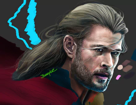 Comic Thor HD Desktop Wallpaper | Background Image