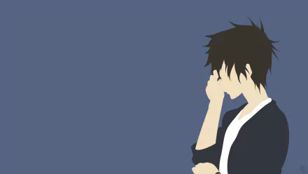  Hōtarō Oreki minimalist by ncoll36