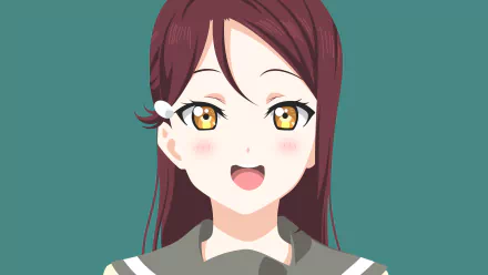 Riko Sakurauchi Anime Love Live! Sunshine!! HD Desktop Wallpaper | Background Image