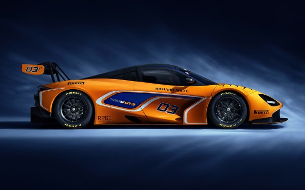 Vehicles McLaren 720S GT3 McLaren Sport Car Supercar Race Car Orange Car Car HD Wallpaper | Background Image