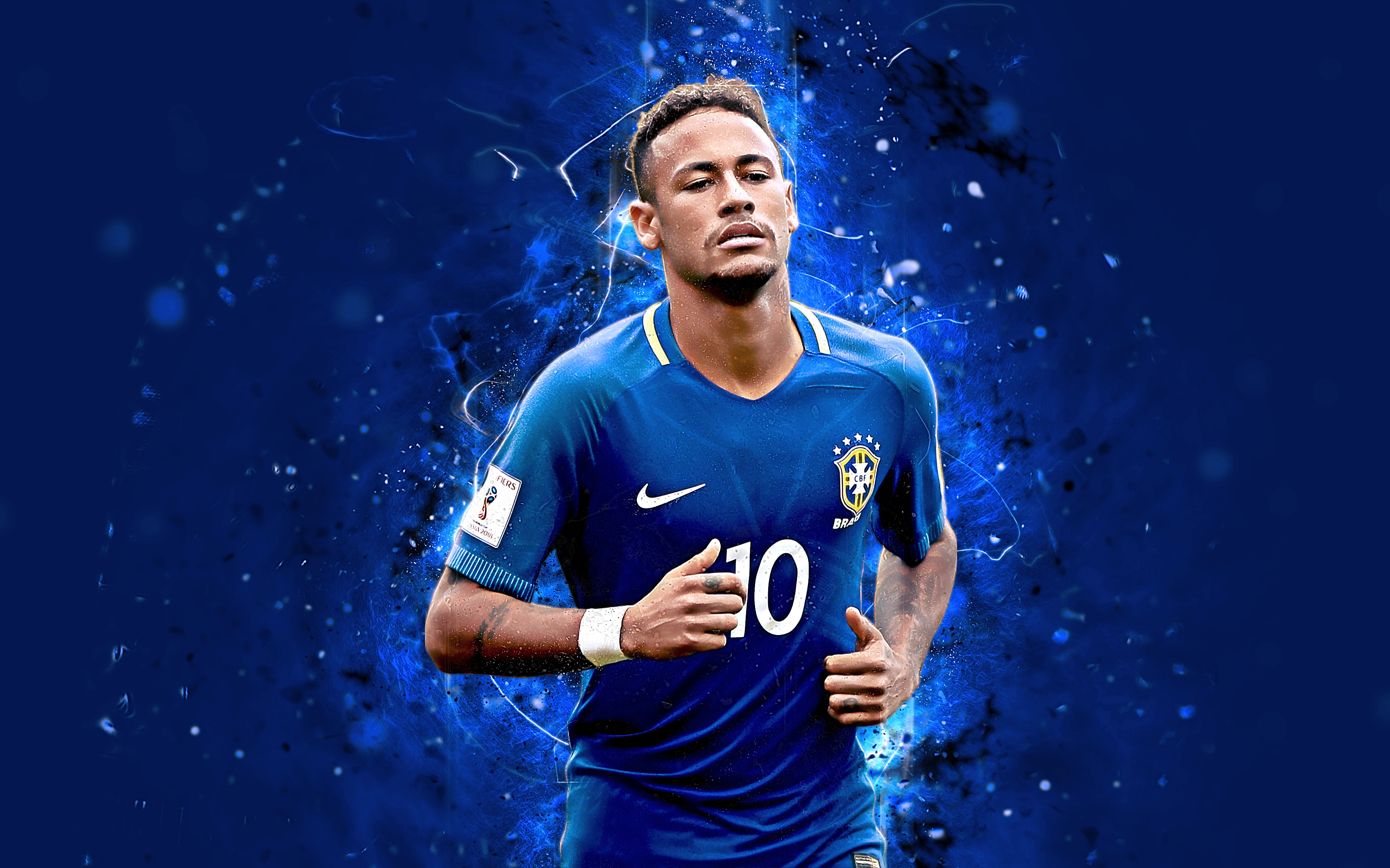 Neymar Jr Brazil 4k Ultra Hd Wallpaper Background Image 3840x2400