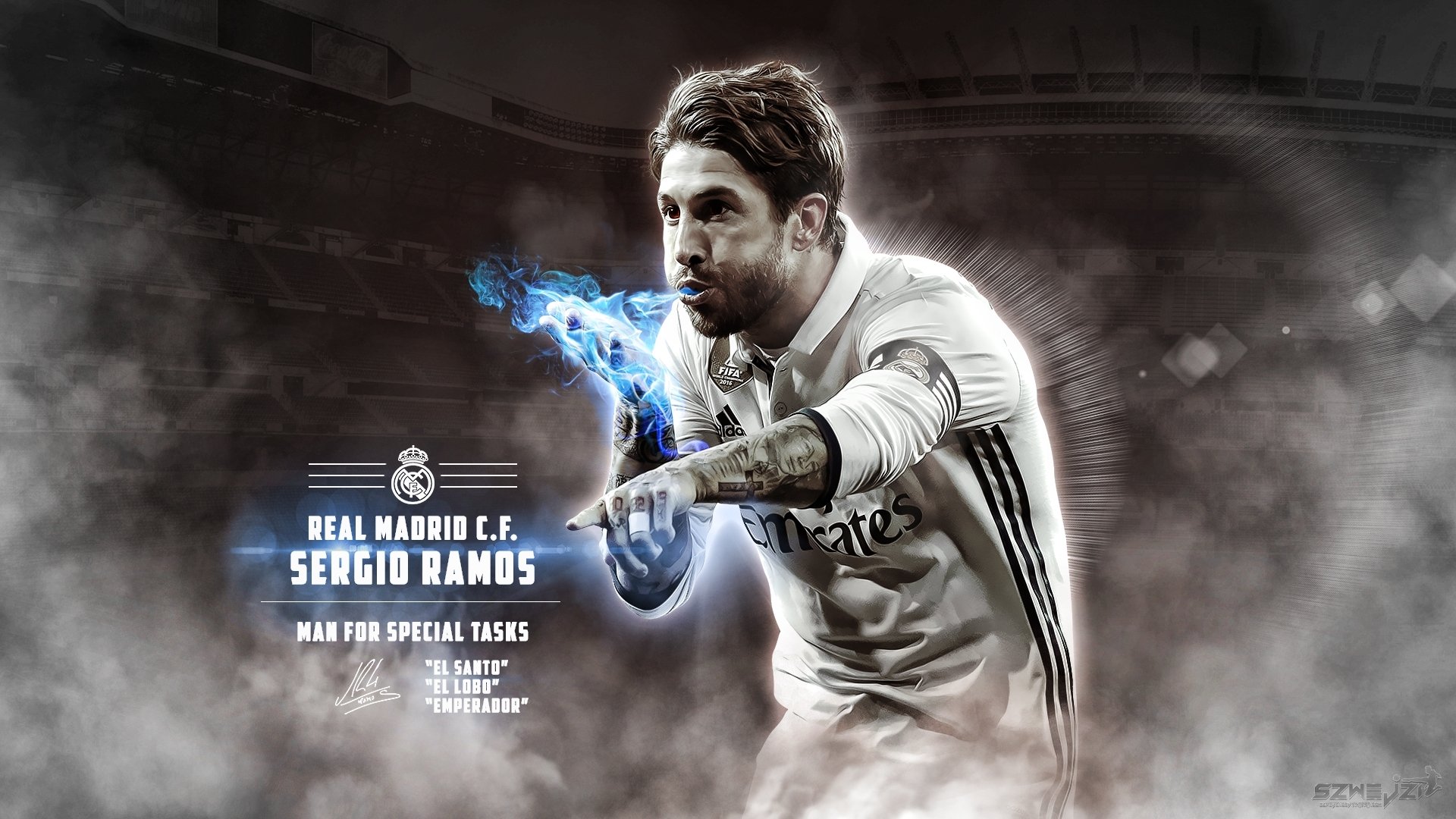 sergio ramos real madrid wallpaper