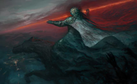 necromancer horse fantasy sorcerer HD Desktop Wallpaper | Background Image