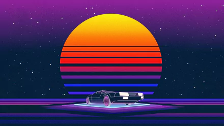 artistic retrowave HD Desktop Wallpaper | Background Image