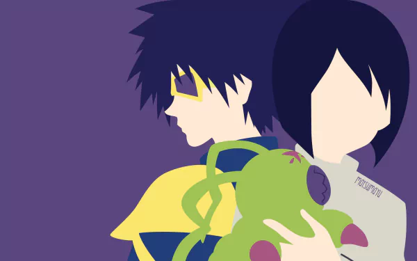 Wormmon (Digimon) Ken Ichijouji Anime Digimon HD Desktop Wallpaper | Background Image