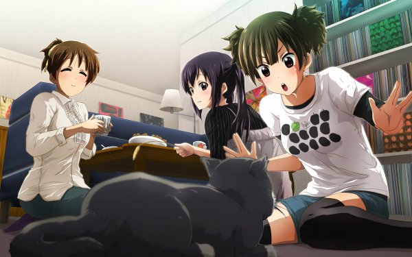 Anime K-ON! Room Ui Hirasawa Azusa Nakano Jun Suzuki HD Wallpaper | Background Image