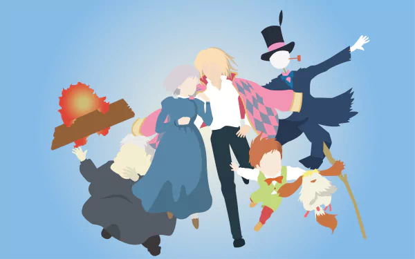 Anime Howl's Moving Castle HD Desktop Wallpaper | Background Image