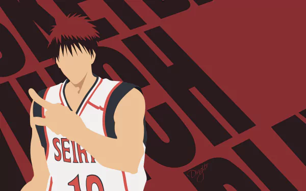 Taiga Kagami Anime Kuroko's Basketball HD Desktop Wallpaper | Background Image