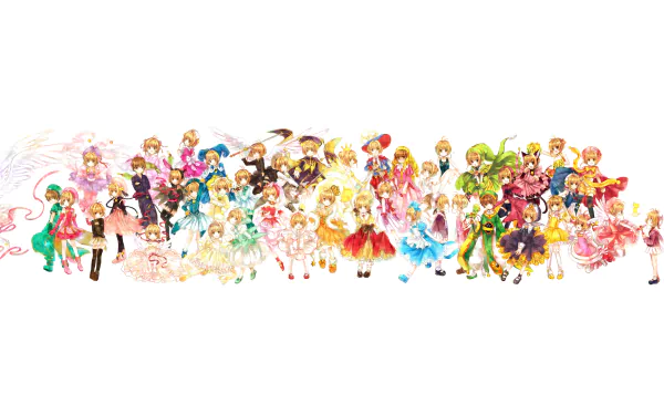 Tomoyo Daidouji Sakura Kinomoto Anime Cardcaptor Sakura All Characters HD Desktop Wallpaper | Background Image