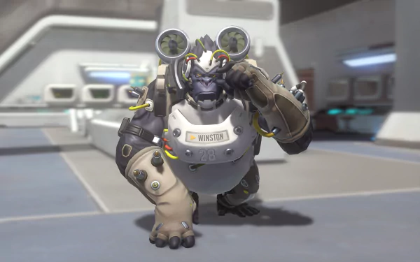 Winston (Overwatch) video game Overwatch HD Desktop Wallpaper | Background Image