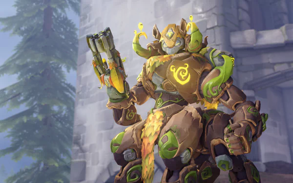 Orisa (Overwatch) video game Overwatch HD Desktop Wallpaper | Background Image