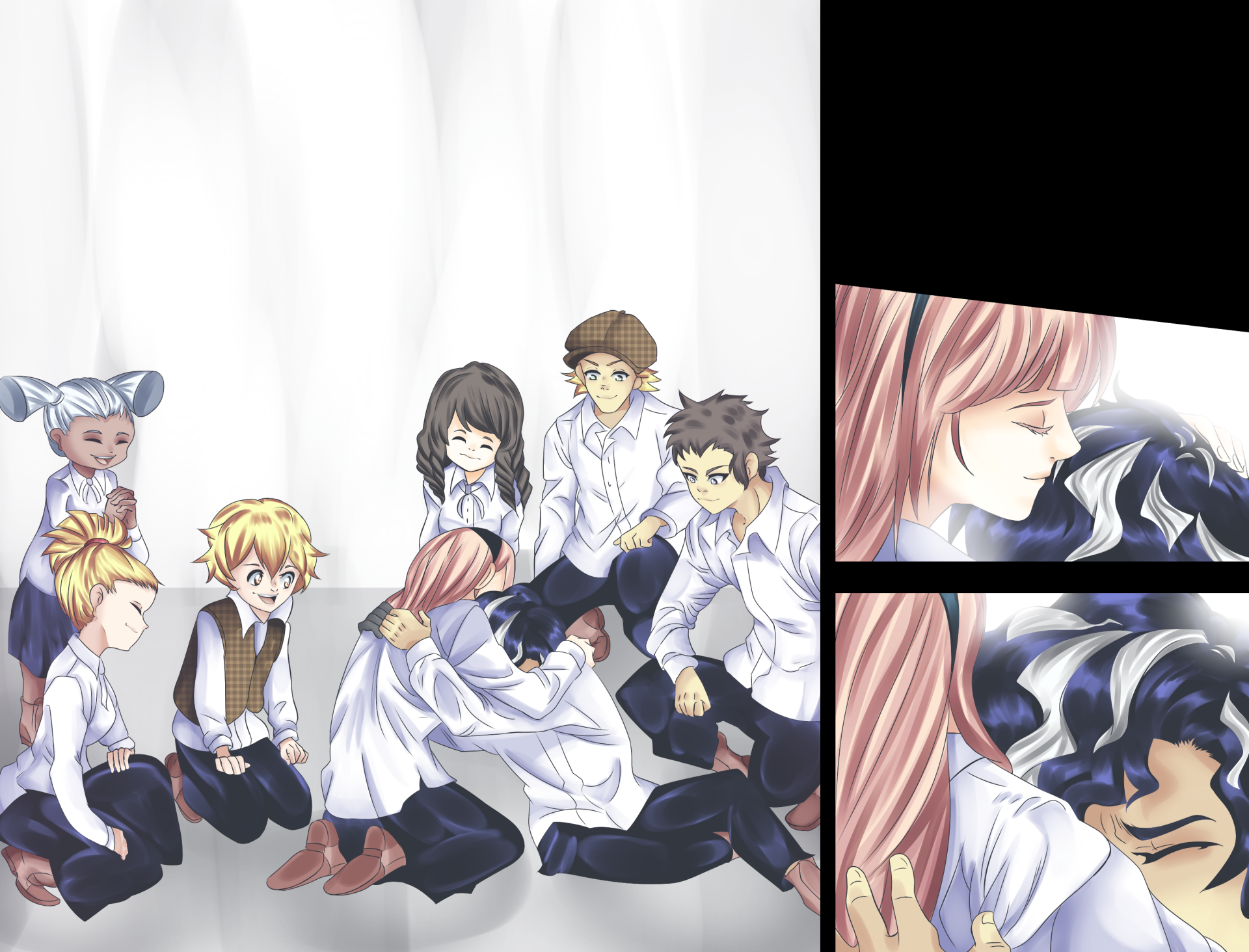 Download Anime The Promised Neverland HD Wallpaper by Co-azul.