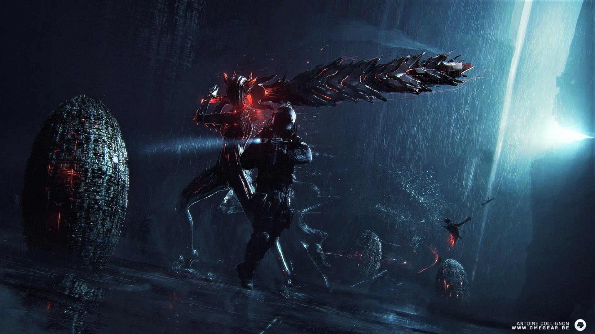 Sci Fi Creature HD Wallpaper by Antoine Collignon