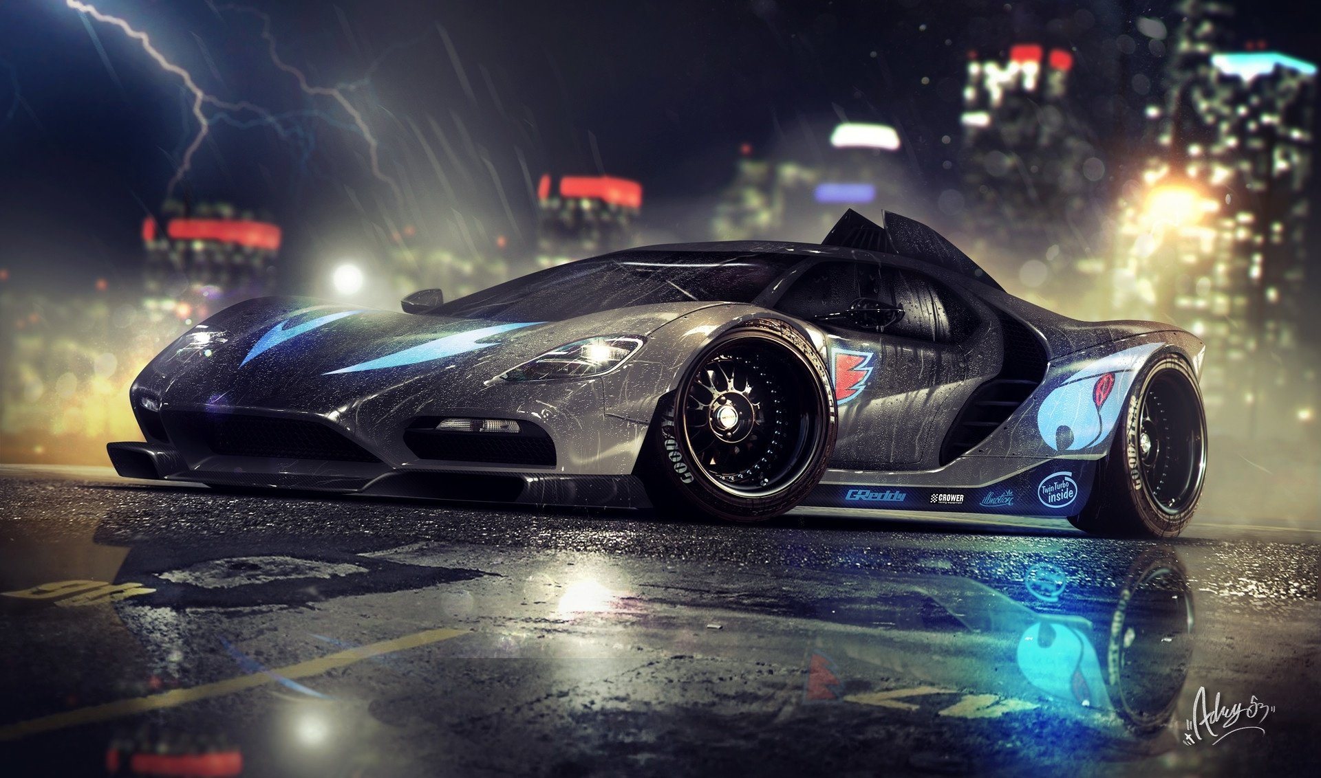 Download Quantum CS-5 Sci Fi Vehicle HD Wallpaper by Timothy Adry