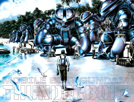 Anime Mobile Suit Gundam Thunderbolt HD Desktop Wallpaper | Background Image