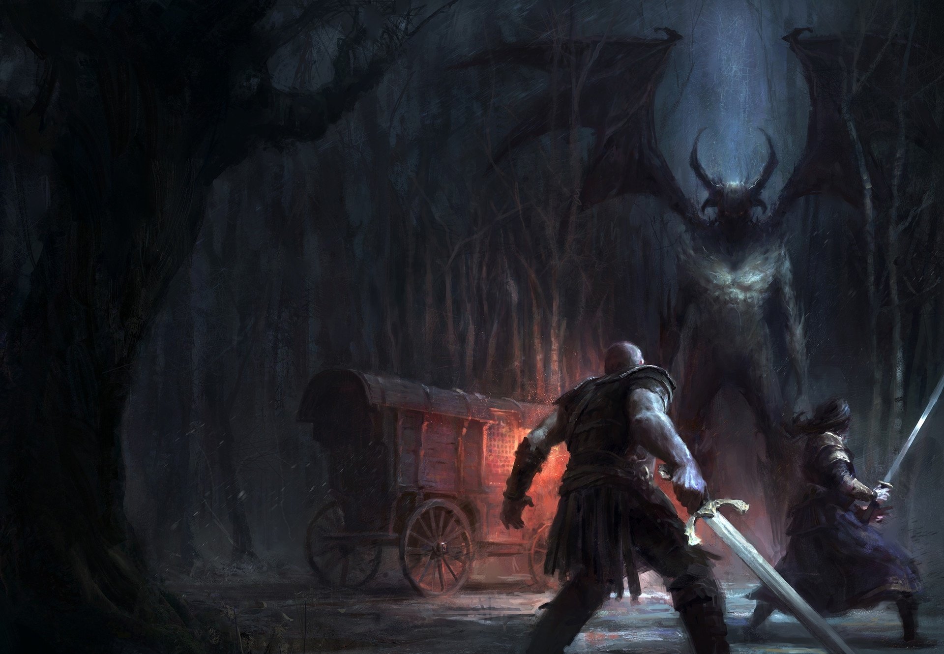 Download Dark Demon HD Wallpaper
