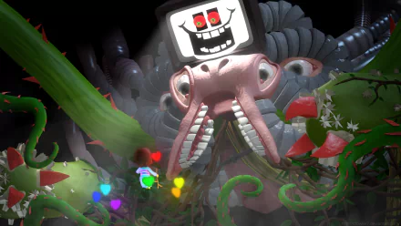 Frisk (Undertale) Flowey (Undertale) video game Undertale HD Desktop Wallpaper | Background Image