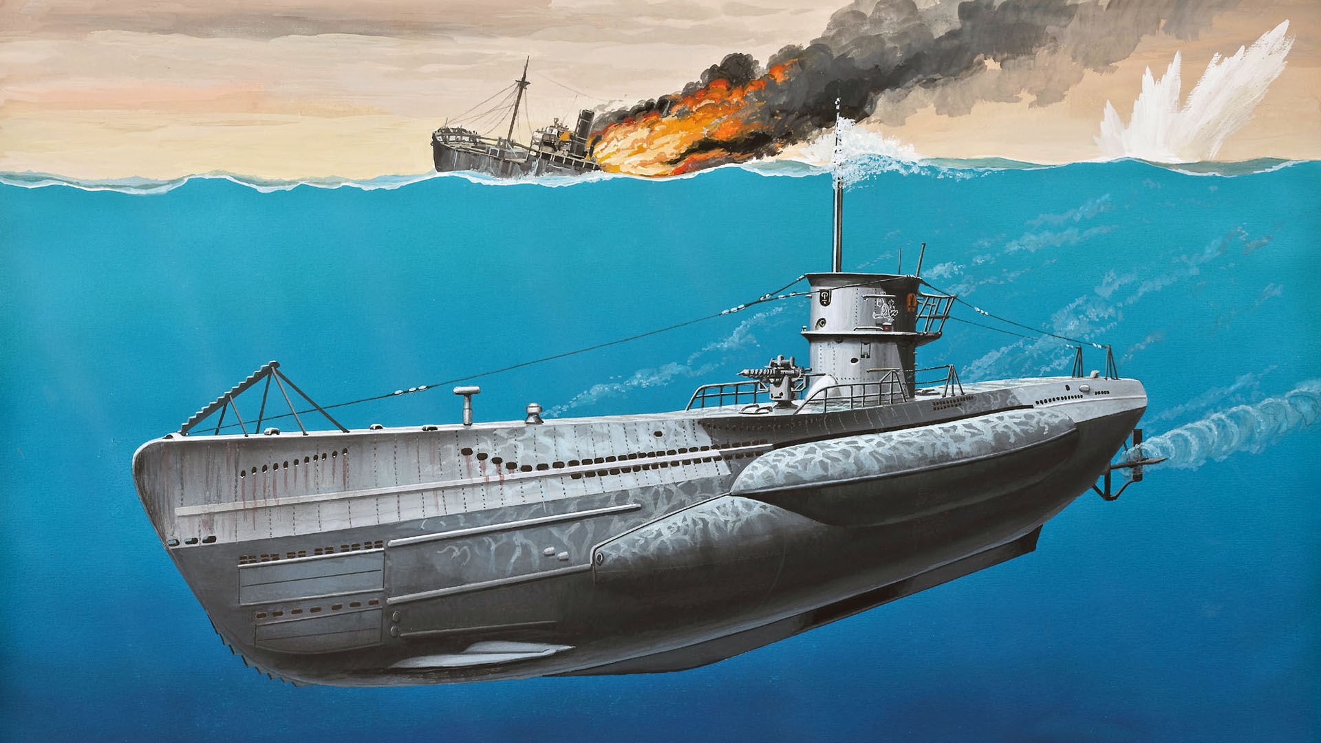 Submarine HD Wallpaper | Background Image | 1920x1080 | ID:970147