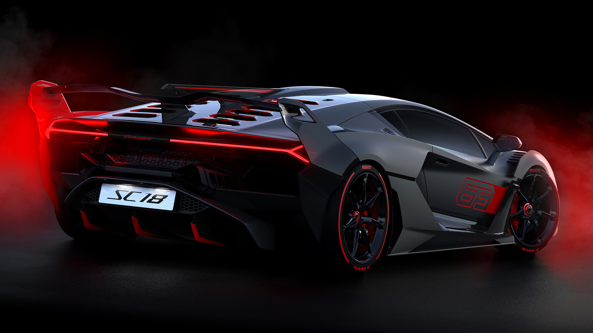 Download Car Black Car Supercar Vehicle Lamborghini Sc18 Alston Hd