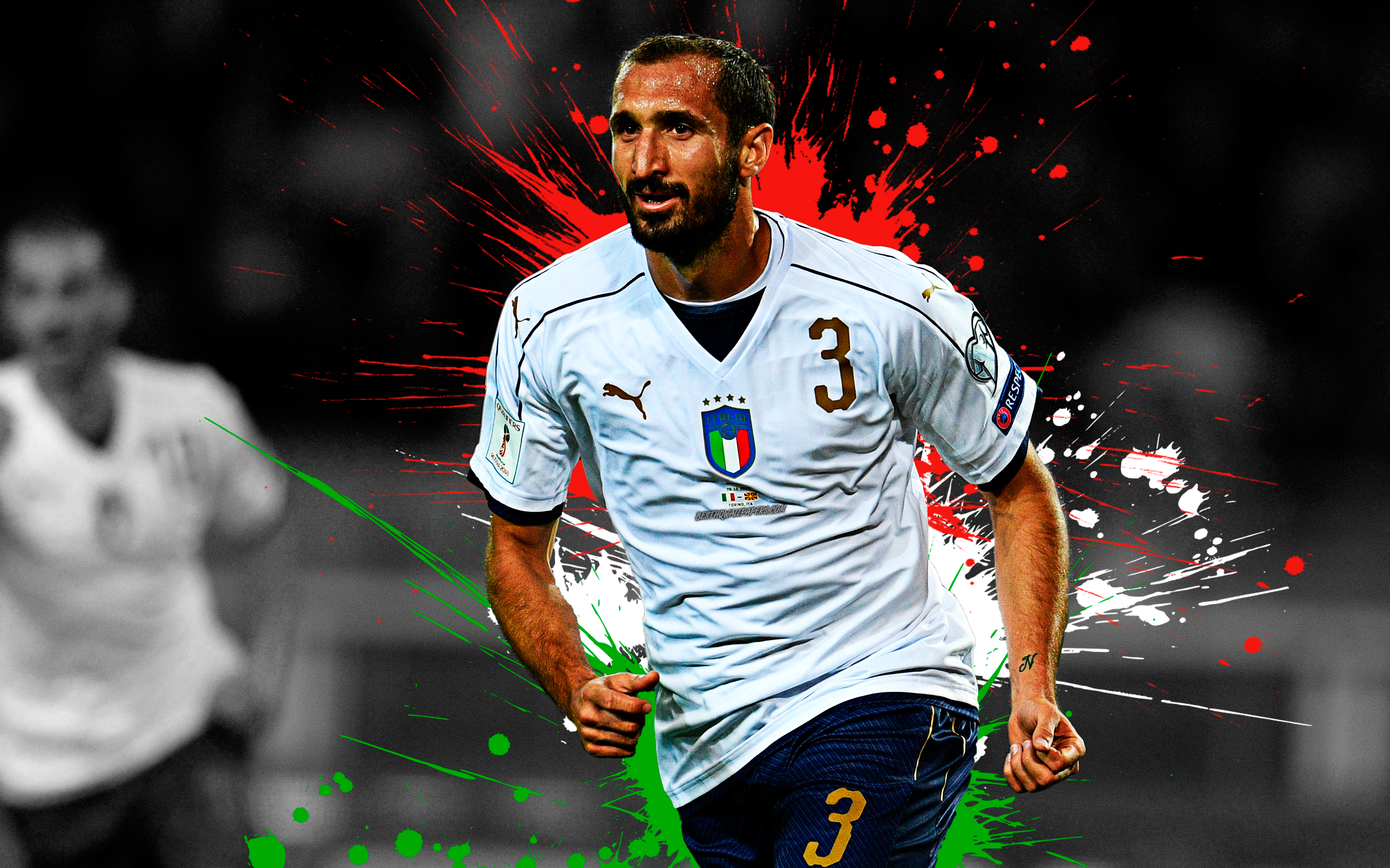 Download Giorgio Chiellini Juventus FC Ready Football Match Wallpaper