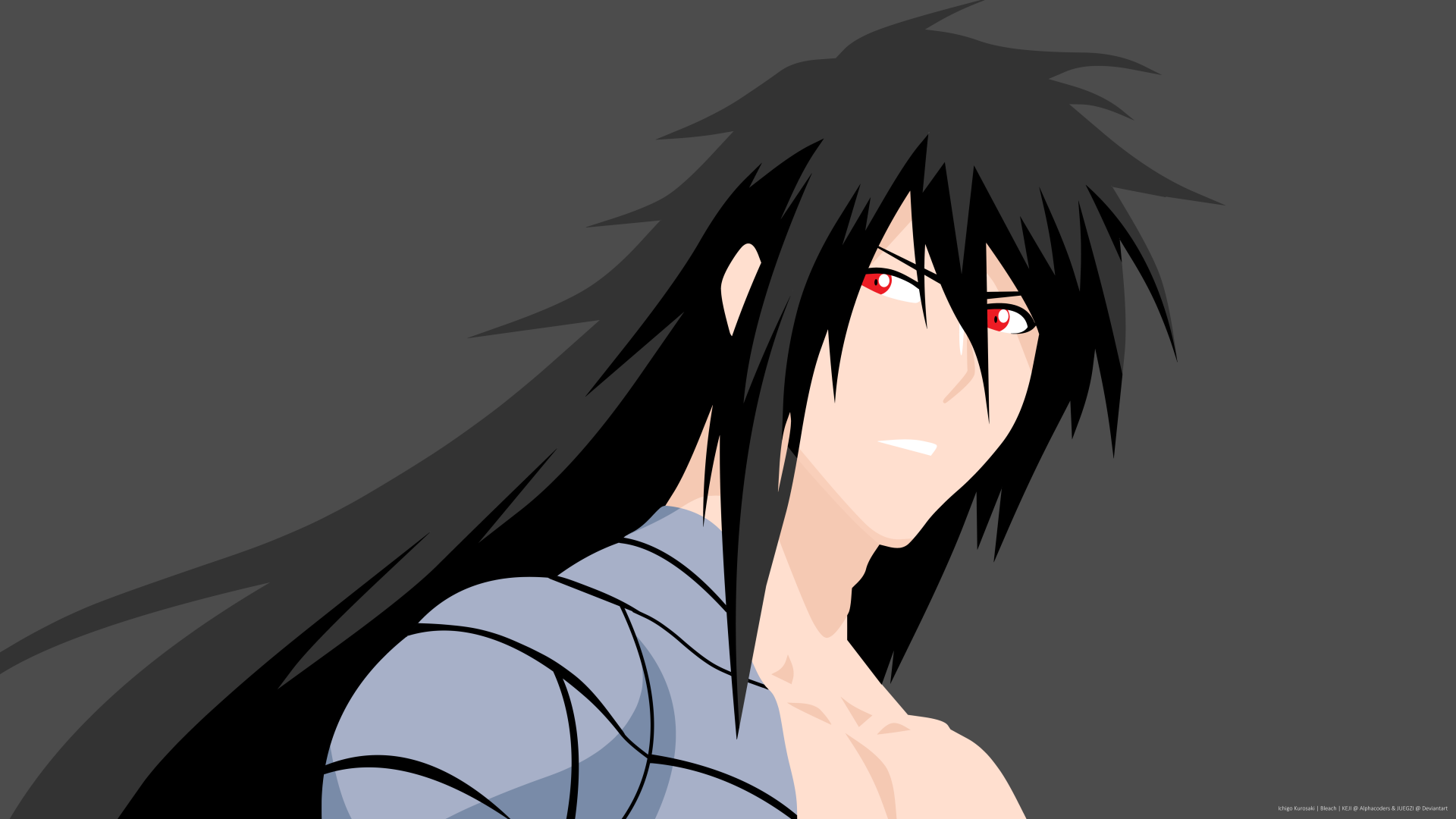 Download Red Eyes Black Hair Face Ichigo Kurosaki Anime Bleach 8k Ultra HD Wallpaper by KEJI