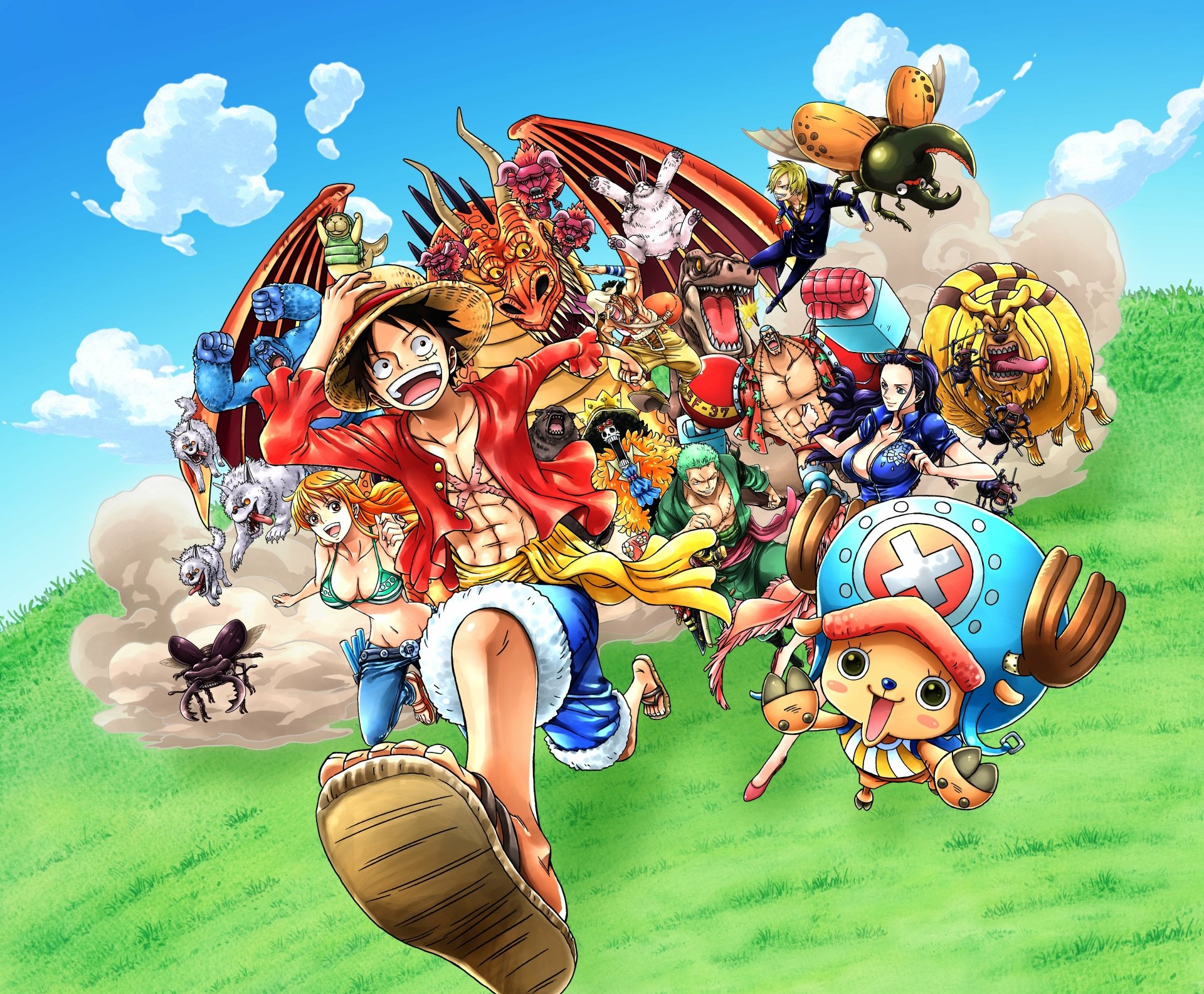 One Piece Crew Adventure - 4K Ultra HD Wallpaper by Dimas Raviandra