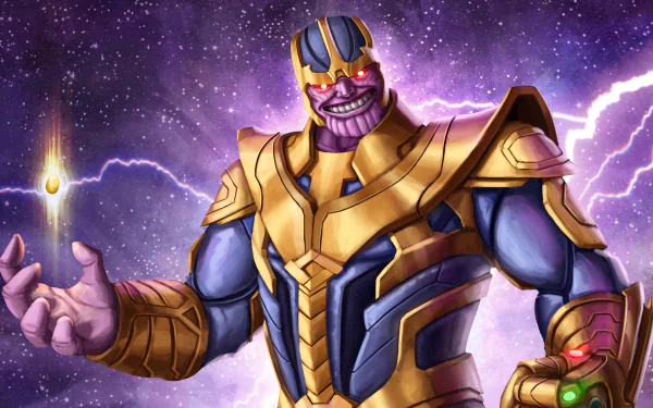 Comic Thanos HD Desktop Wallpaper | Background Image