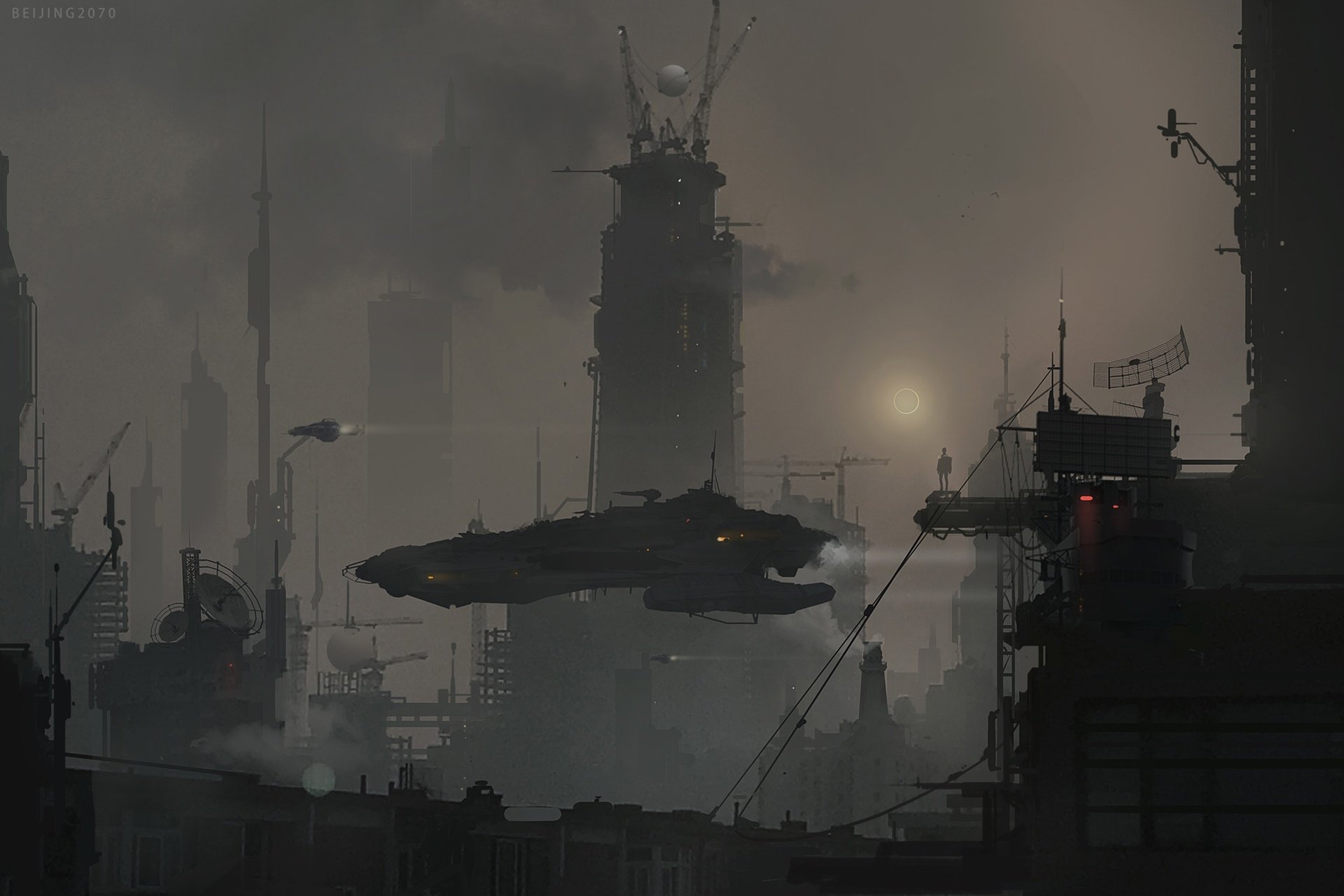 Download Futuristic City Sci Fi Spaceship Sci Fi City Futuristic City 