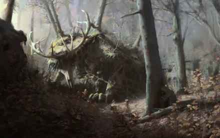 horns fantasy creature HD Desktop Wallpaper | Background Image
