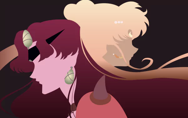 Princess Serenity Queen Beryl Anime Sailor Moon HD Desktop Wallpaper | Background Image