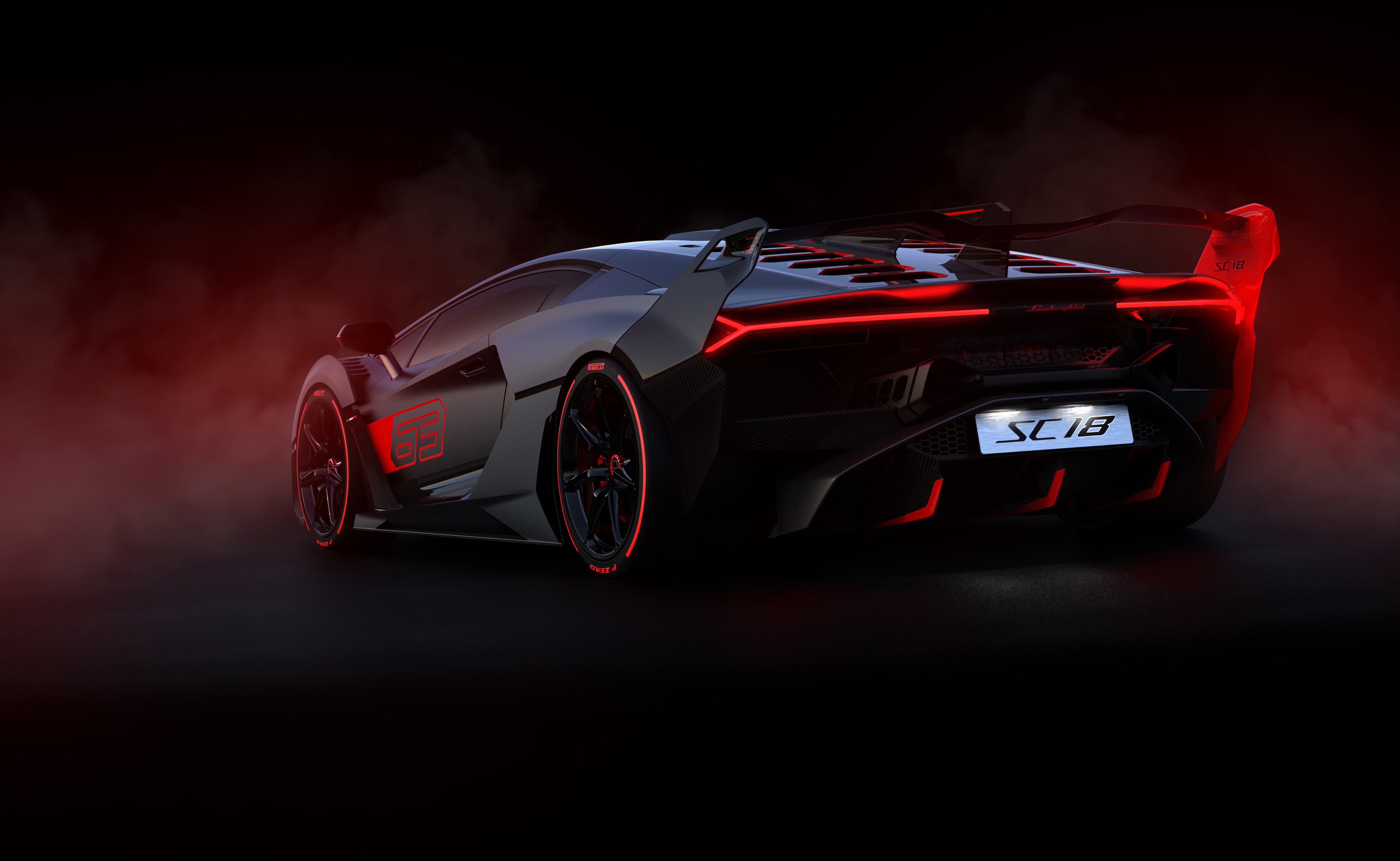 4K Lamborghini SC18 Alston Fondos de pantalla | Fondos de Escritorio
