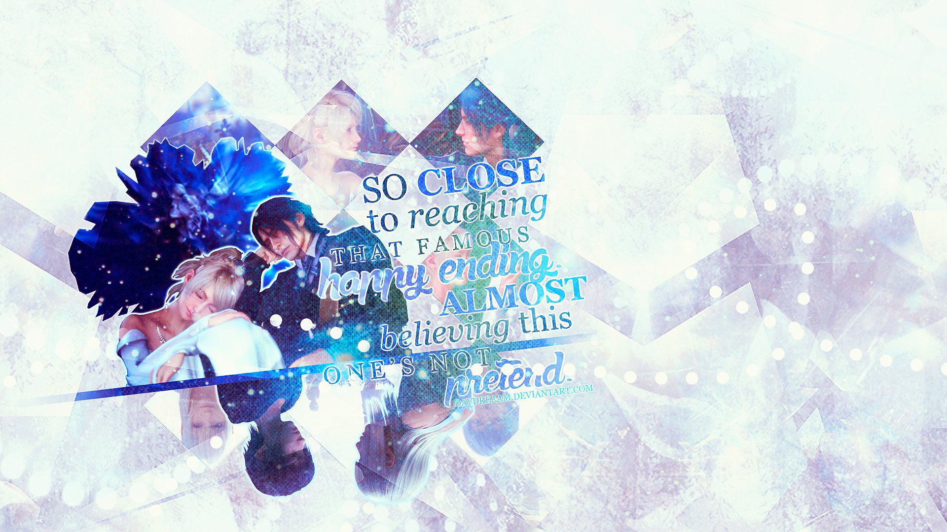 Download Lunafreya Nox Fleuret Noctis Lucis Caelum Video Game Final Fantasy XV HD Wallpaper by princessLINDA