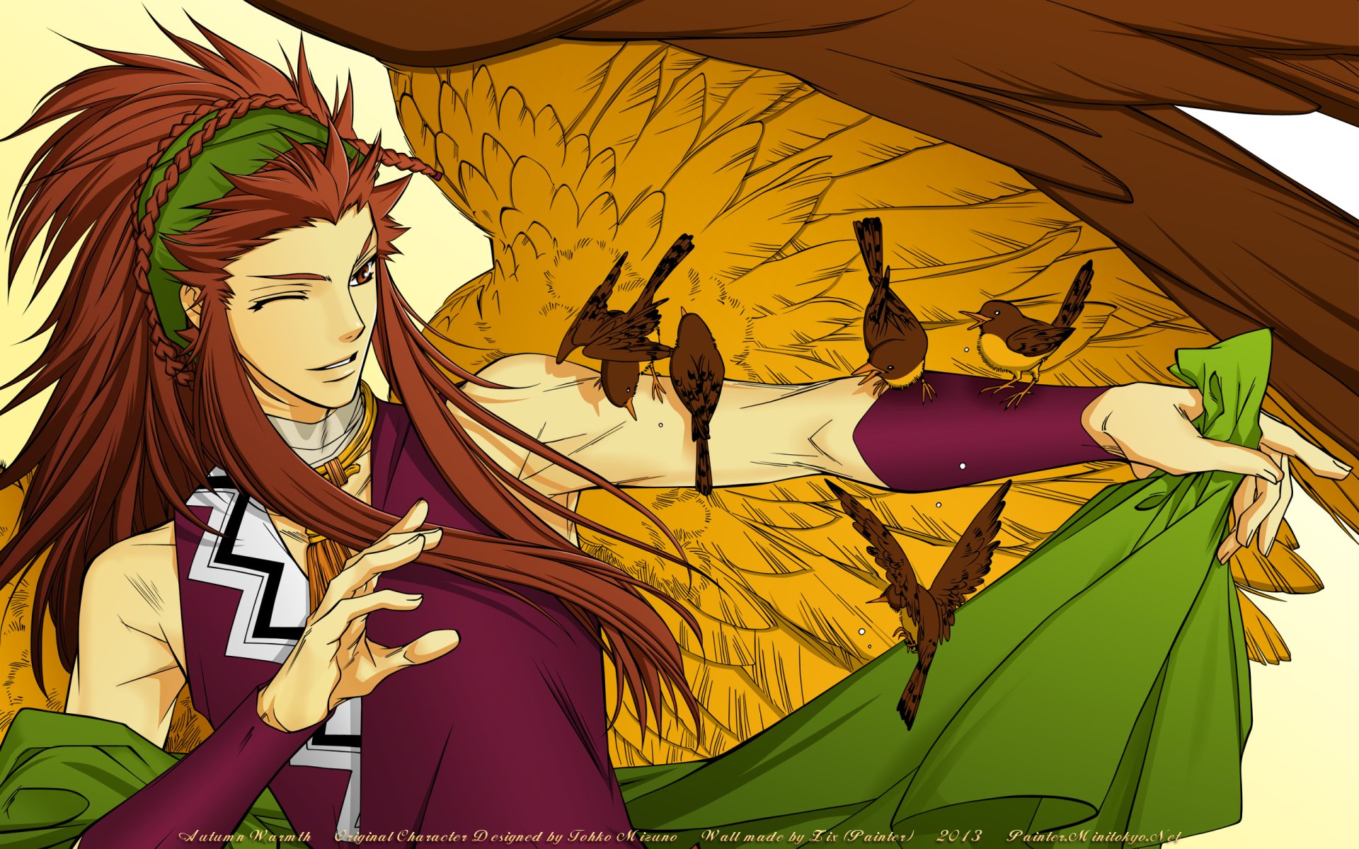 Download Anime Haruka: Beyond The Stream Of Time HD Wallpaper by Painter