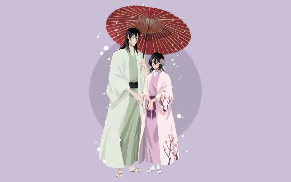 Hisana Kuchiki Byakuya Kuchiki Anime Bleach HD Desktop Wallpaper | Background Image