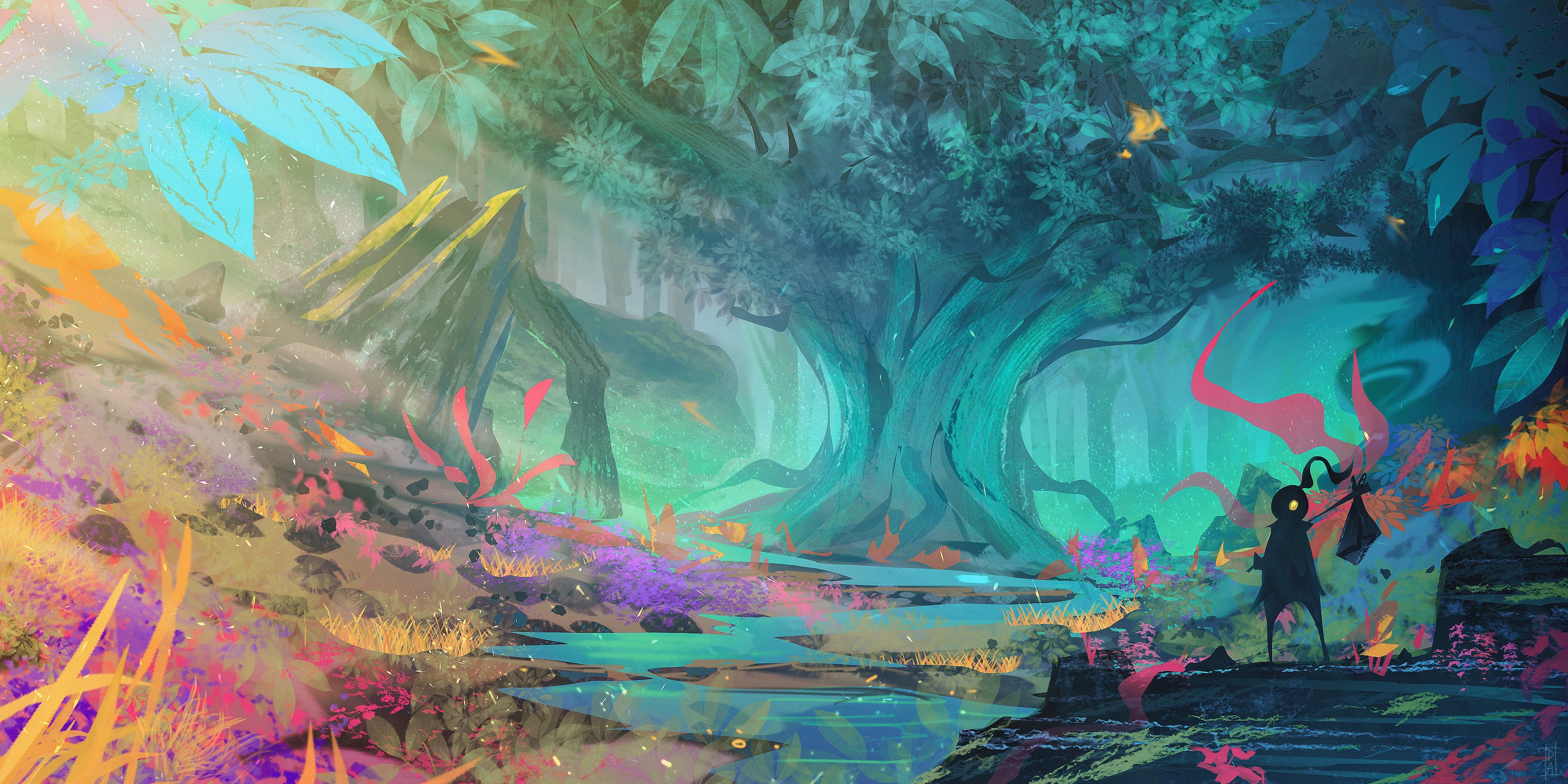 Fantasy Forest HD Wallpaper