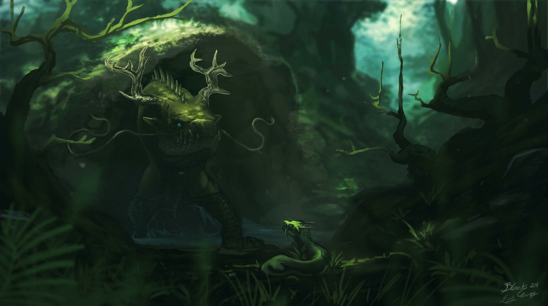 Download Fantasy Creature HD Wallpaper by Linda Jansson