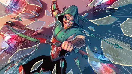 Comic Green Arrow HD Desktop Wallpaper | Background Image