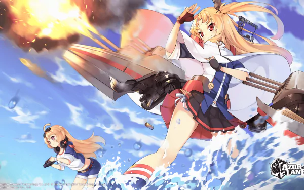 Columbia (Azur Lane) Cleveland (Azur Lane) video game Anime Azur Lane HD Desktop Wallpaper | Background Image