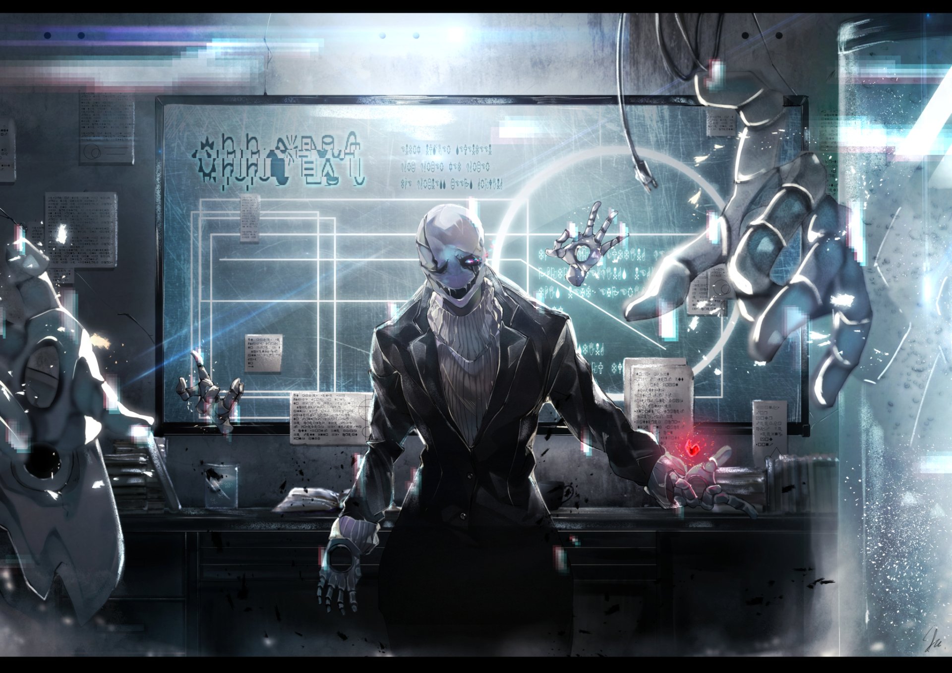 2047x1447 Gaster by 七瀬あきら Wallpaper Background Image. 