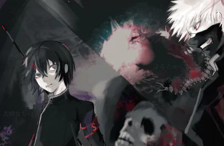 Juuzou Suzuya Ken Kaneki Anime Tokyo Ghoul:re HD Desktop Wallpaper | Background Image