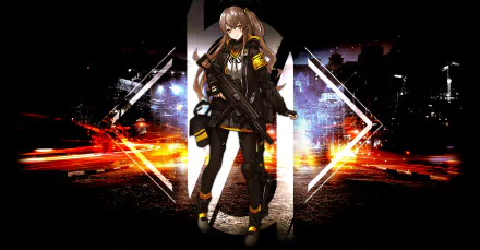 UMP45 (Girls Frontline) video game Girls Frontline HD Desktop Wallpaper | Background Image