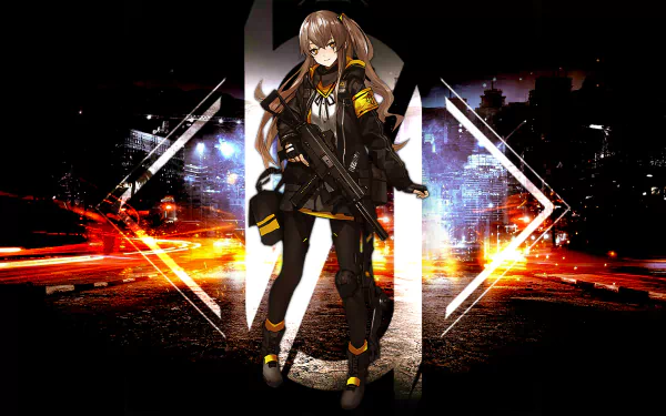 UMP45 (Girls Frontline) video game Girls Frontline HD Desktop Wallpaper | Background Image