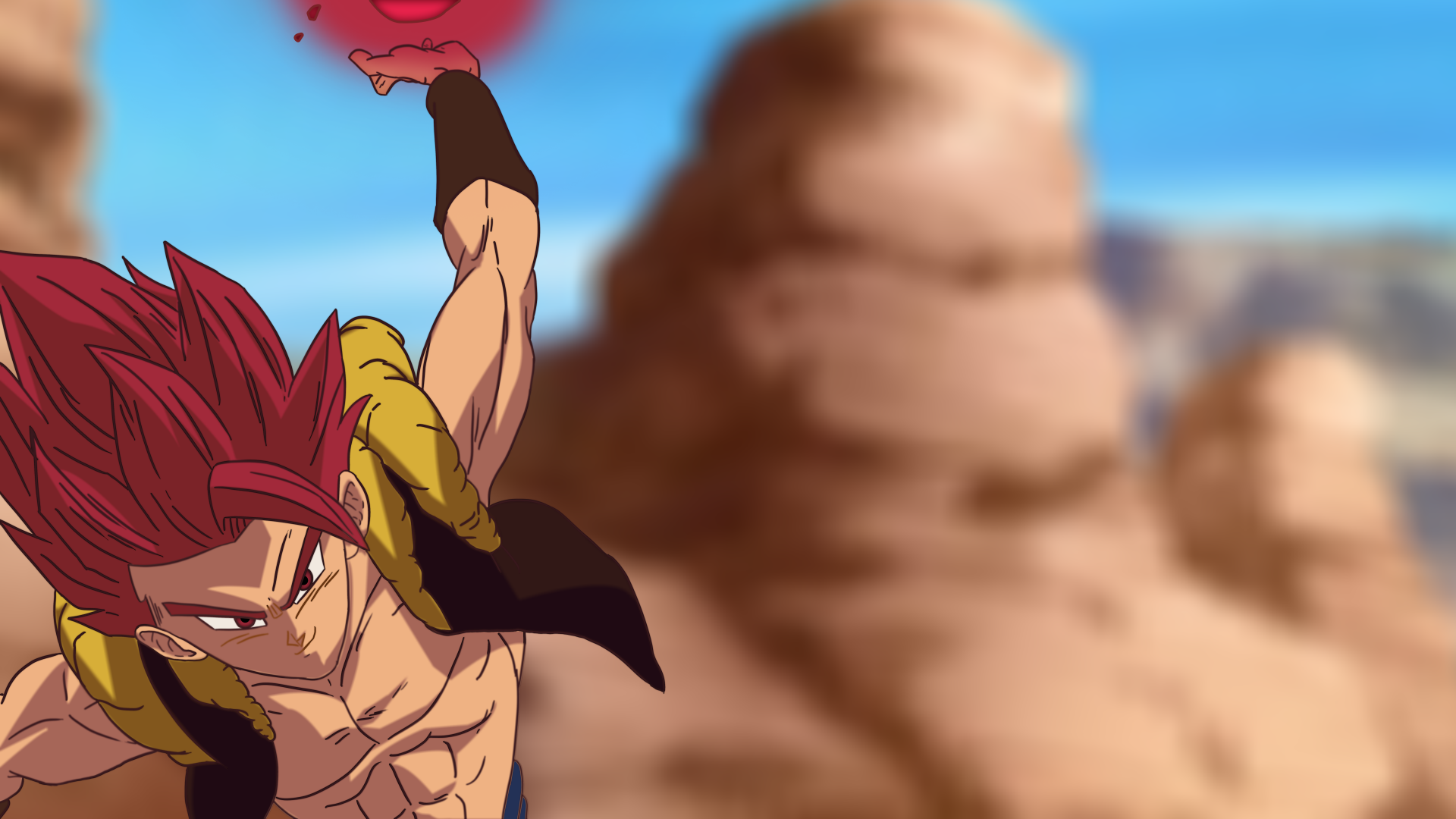 Gogeta SSJ God - Dragon Ball Super: Broly by raphaelbettega17