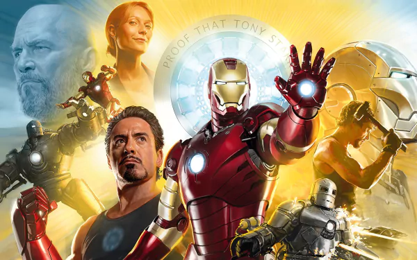 Tony Stark Pepper Potts movie Iron Man HD Desktop Wallpaper | Background Image