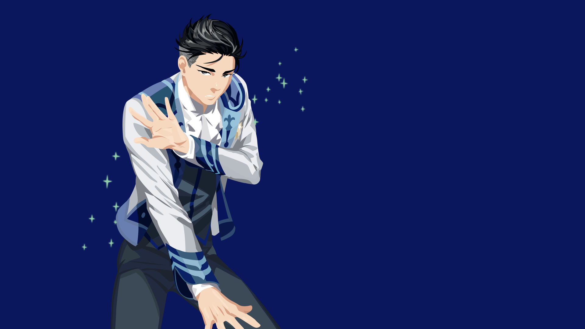Download Otabek Altin Anime Yuri!!! On ICE 4k Ultra HD Wallpaper by Thomas V. Kristiansen