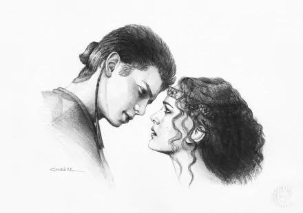 Padmé Amidala Anakin Skywalker movie Star Wars Episode II: Attack Of The Clones HD Desktop Wallpaper | Background Image